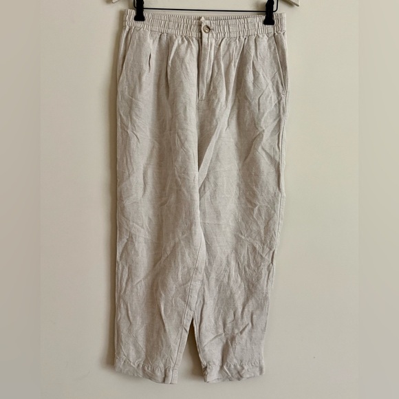 Madewell Fair Trade Linen Blend Pants Womens Size S - Picture 2 of 7